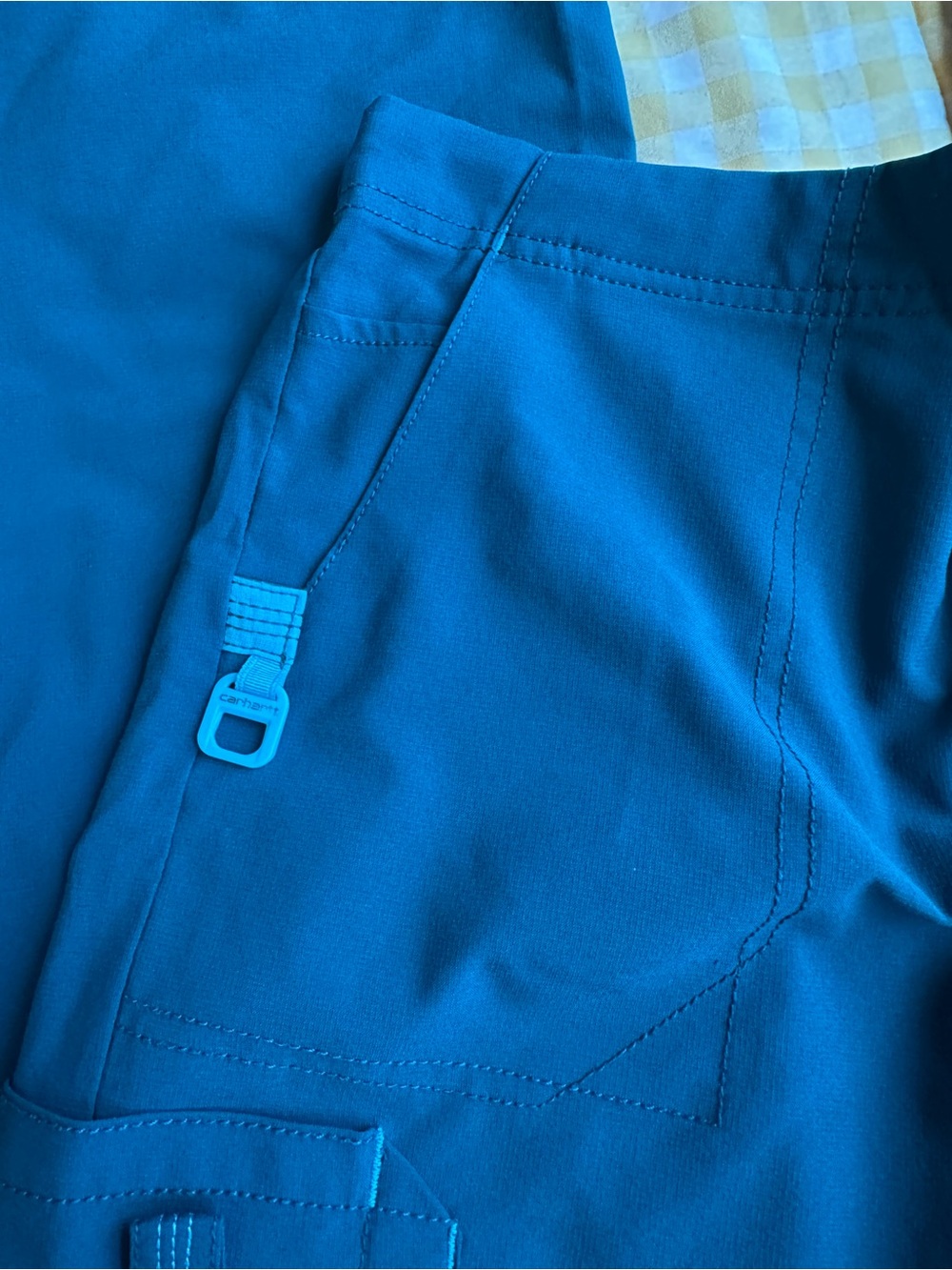 Carhartt Force Drawstring Baby Blue Scrubs - Picture 4 of 9